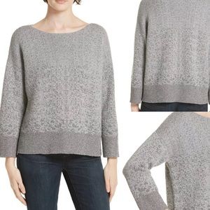 NWT Eileen Fisher Merino wool sparkle gray sweater